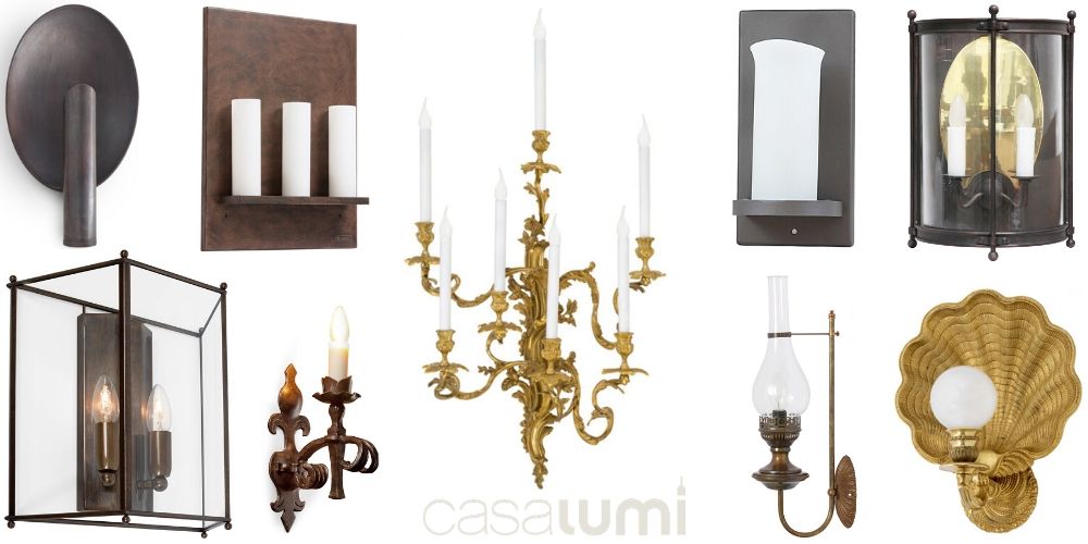 Traditional Candelabra and Candle Wall Lights