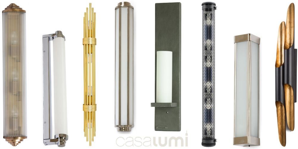 Vertical Pillar Wall Lights