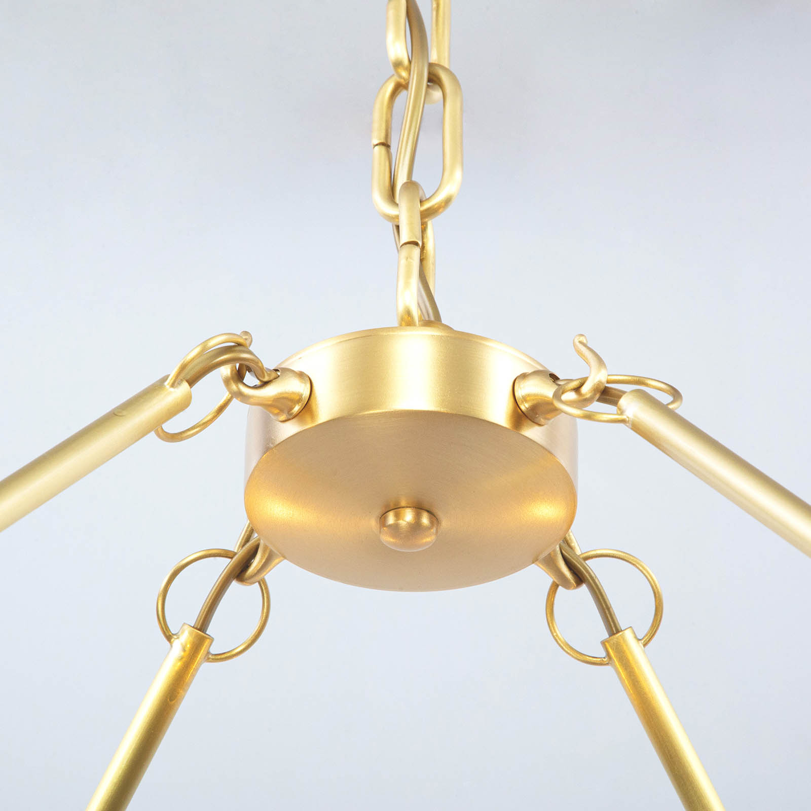 Exclusive Brass Ring Chandelier, Ø 70–90 cm, Fig. 10