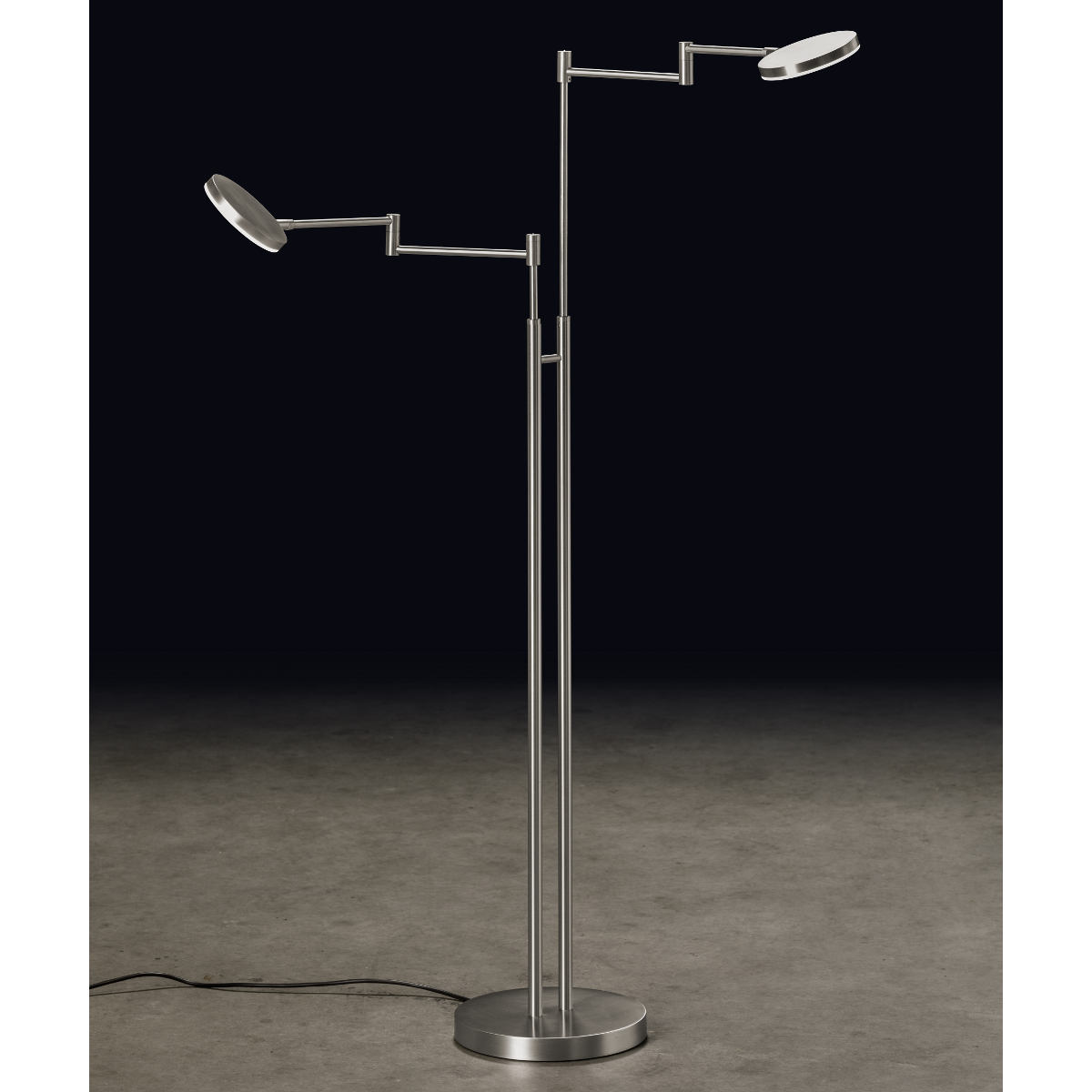 Doppel-Leseleuchte PLANO TWIN mit dimmbaren High End-LED
