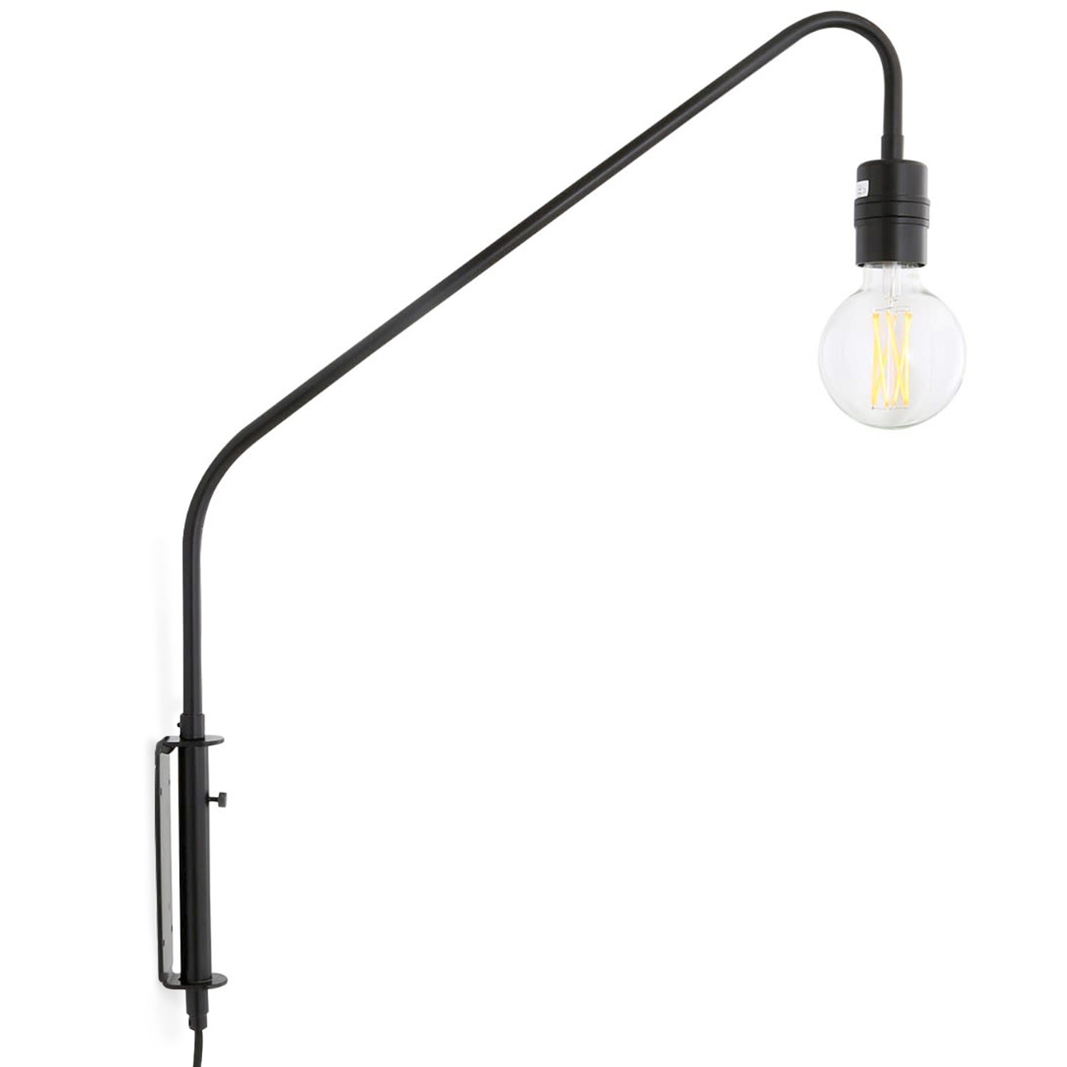 Minimalistische Schwenk-Ausleger-Wandleuchte