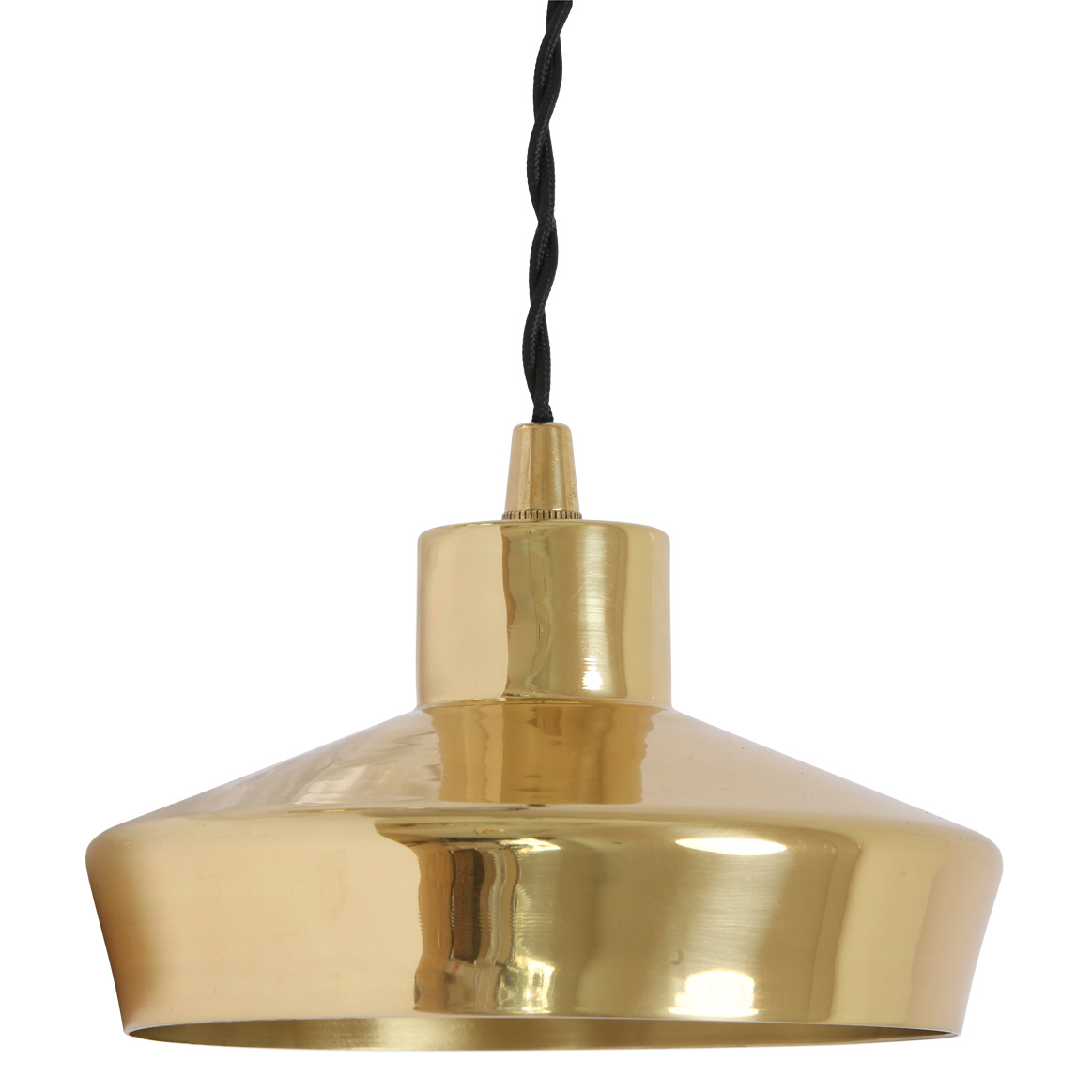 Kleine Pendellampe aus Messing SPLENDID Ø 16 cm