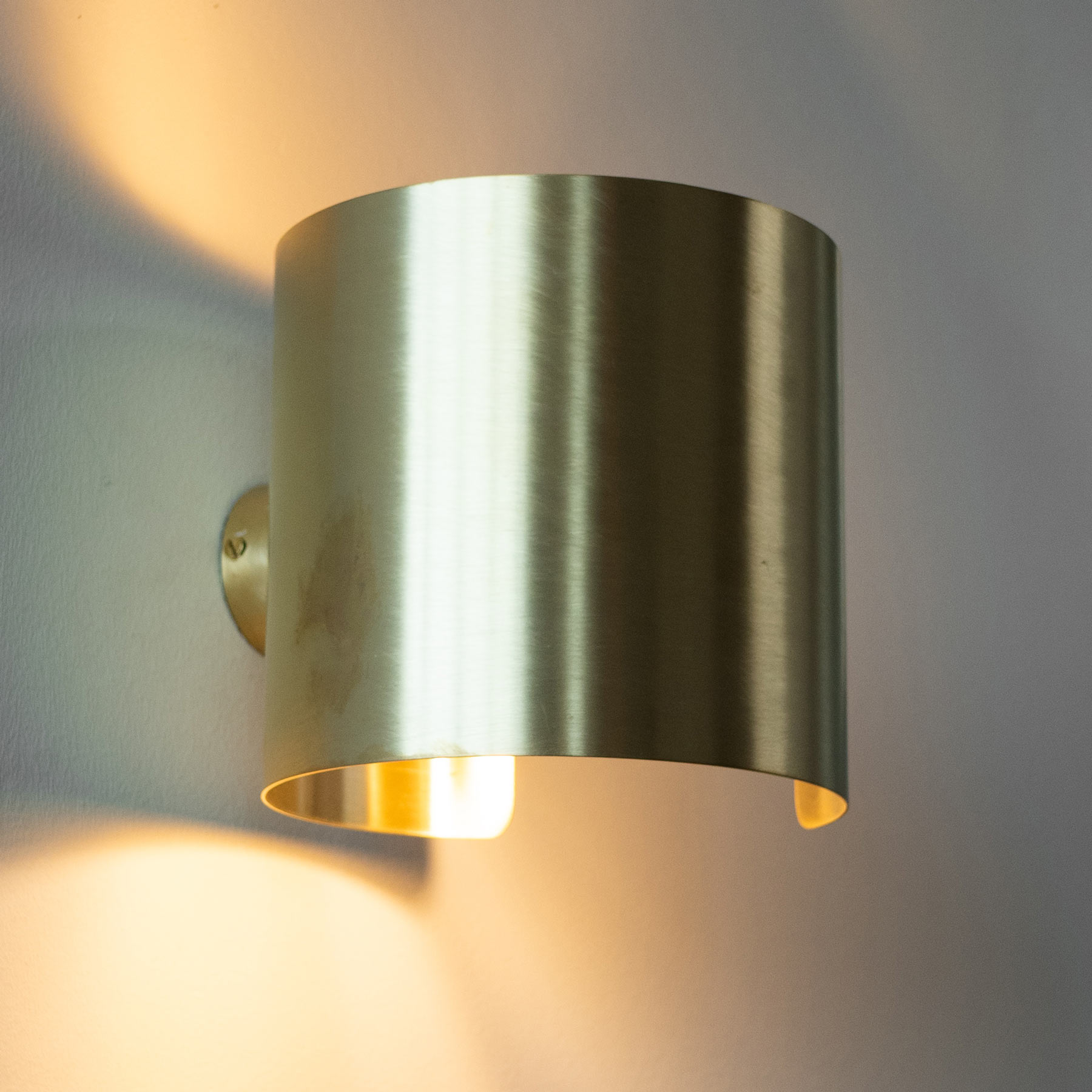Messing-Wandfluter CINQUANTA MINUTI aus Italien