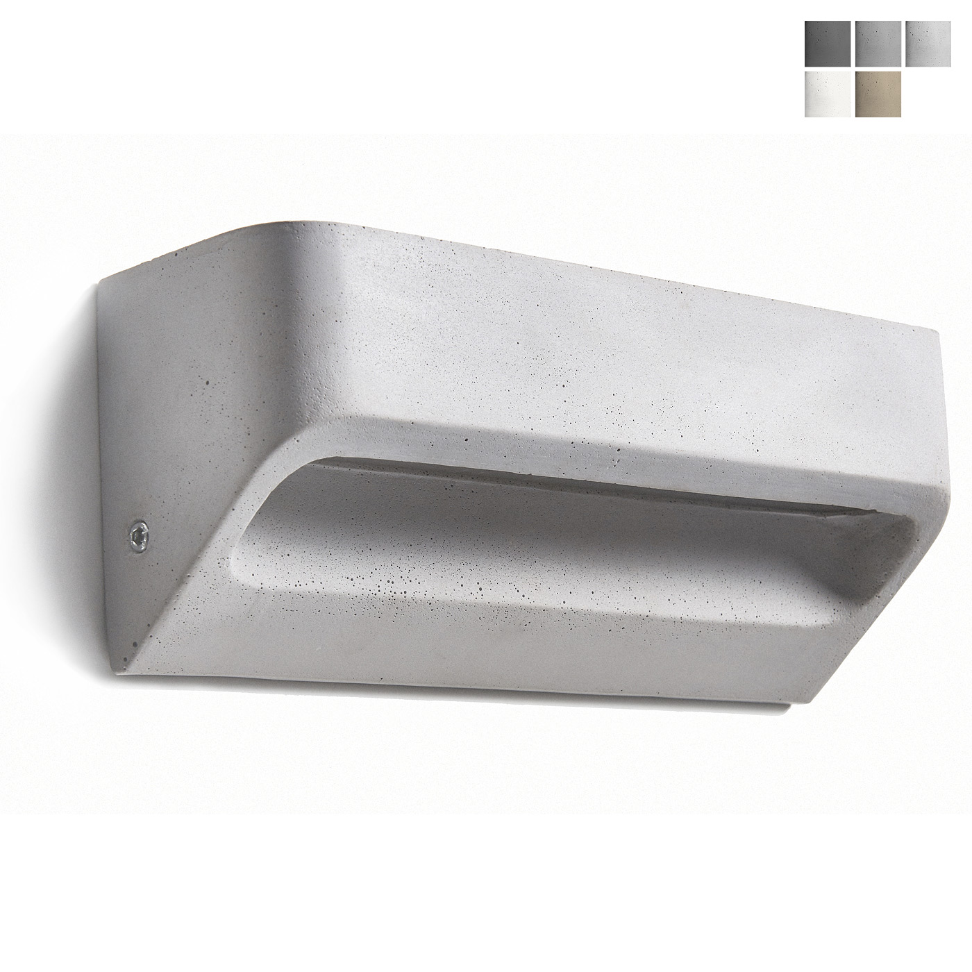 Flacher Wand-Fluter (nach unten) aus Beton