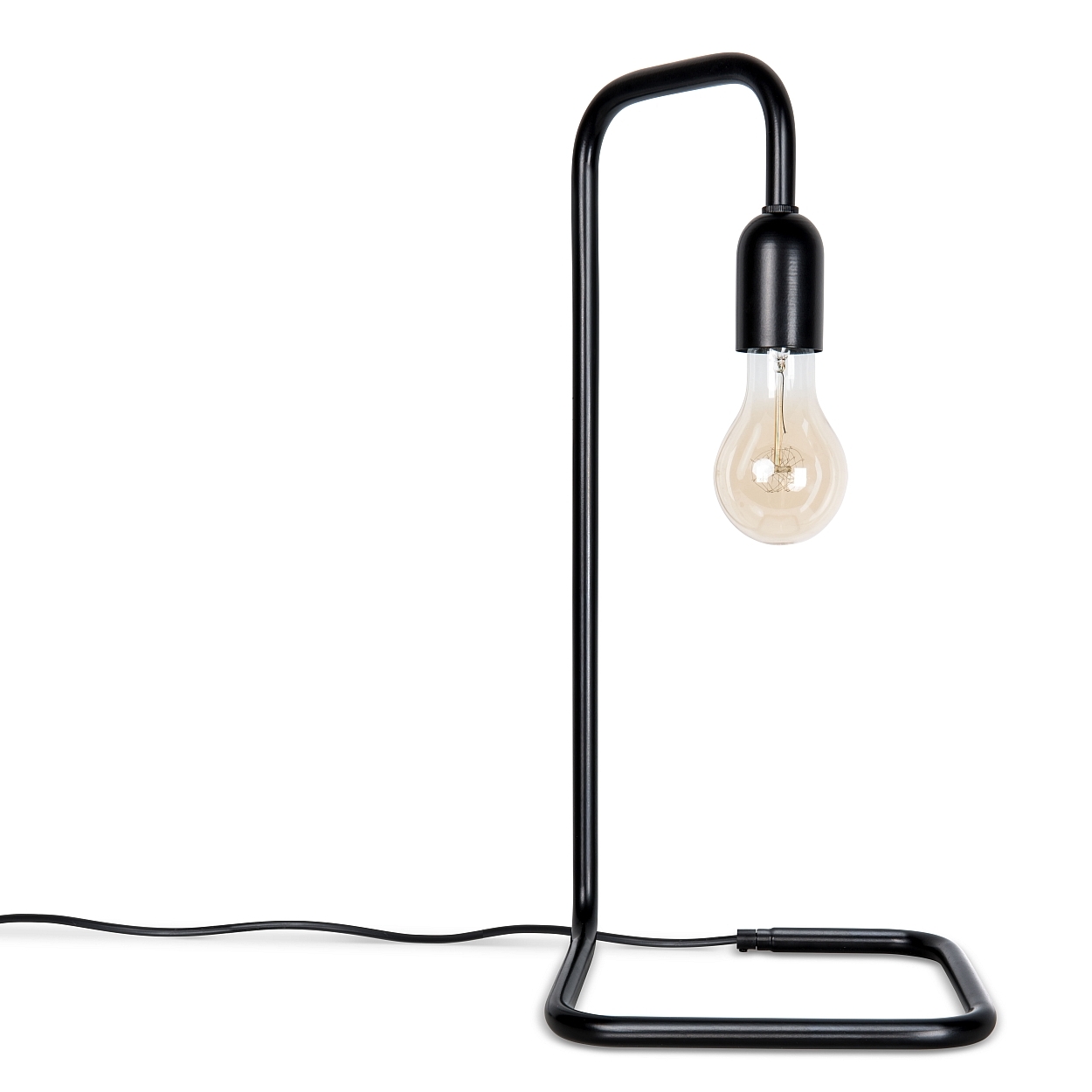 SWIVEL Minimalistic tubular steel table lamp