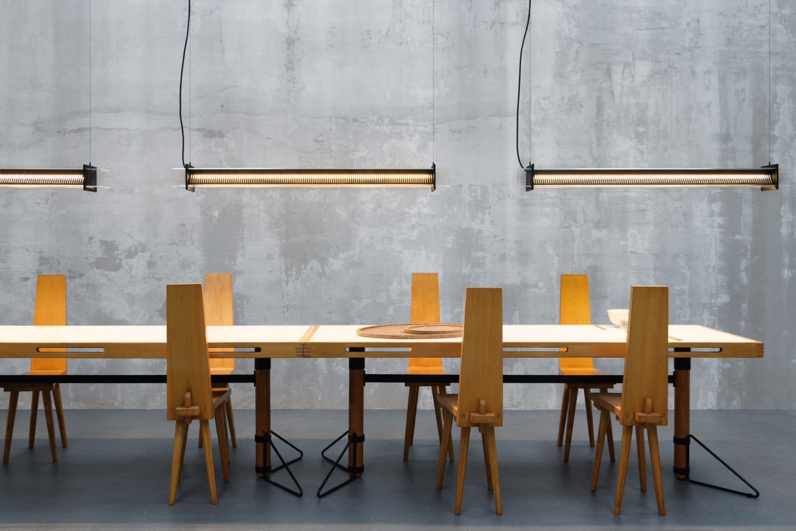 Tubular Pendant Light QUADRATUBE P1 with Perforated Cover, Fig. 9