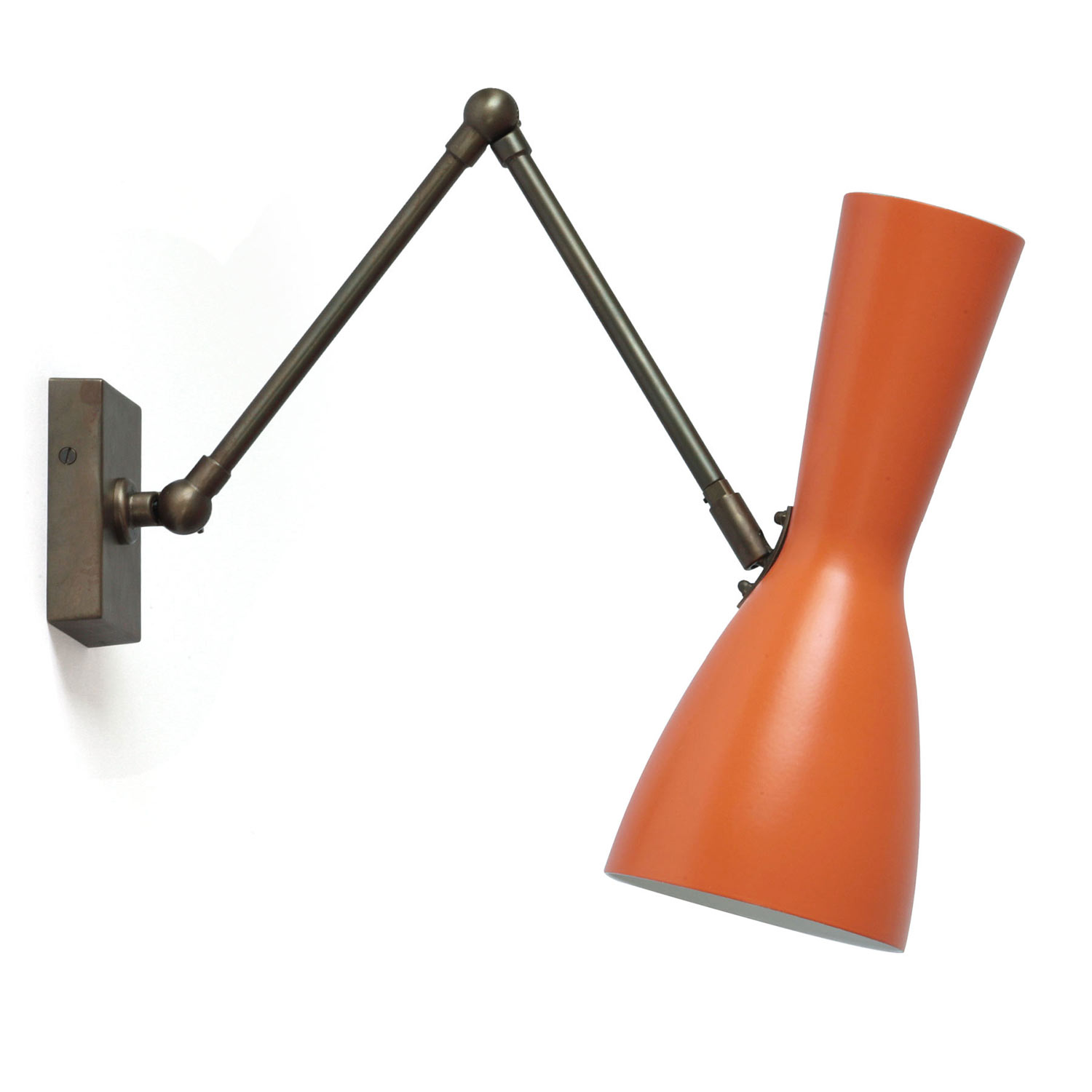 50er Mid Century Wandleuchte Italien Florentiner Messing