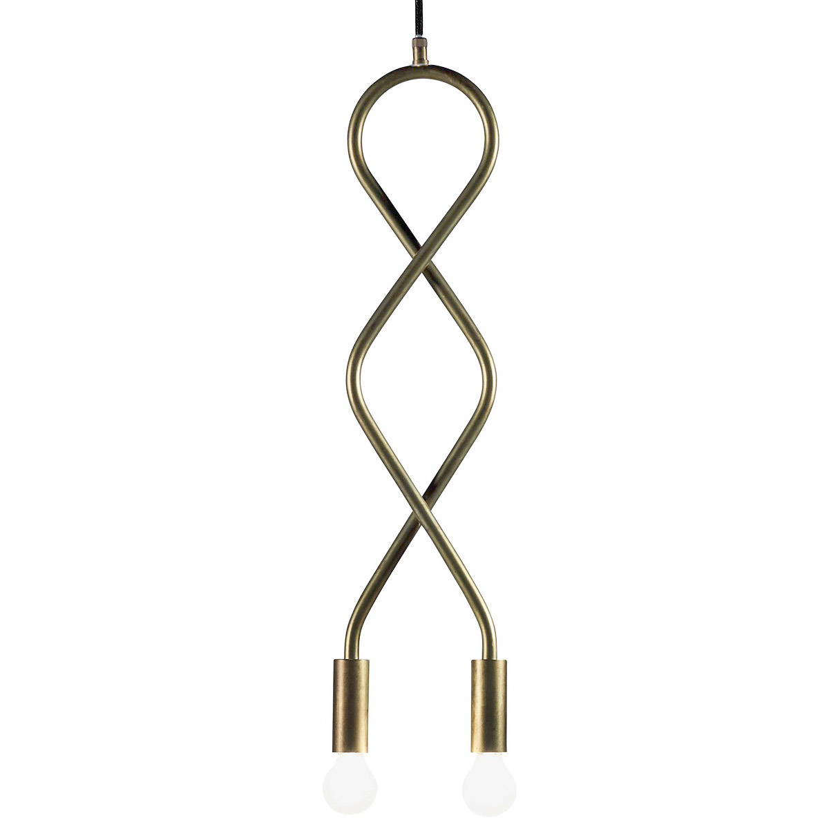 Raw brass: Swedish design pendant lamp