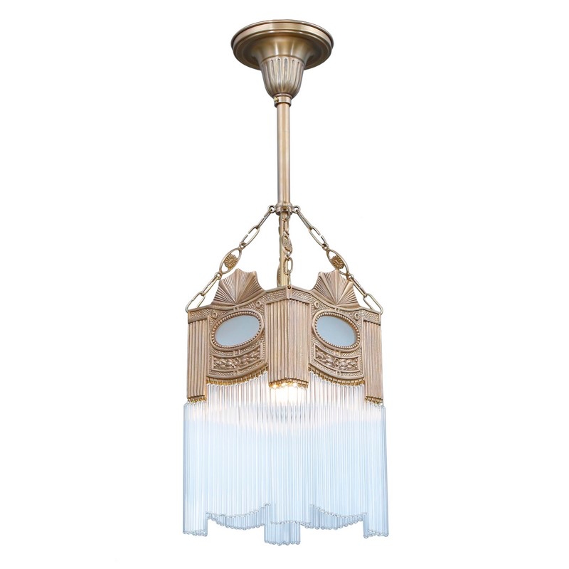 Stile Liberty-Pendelleuchte mit Kristallglas TRENTINO II