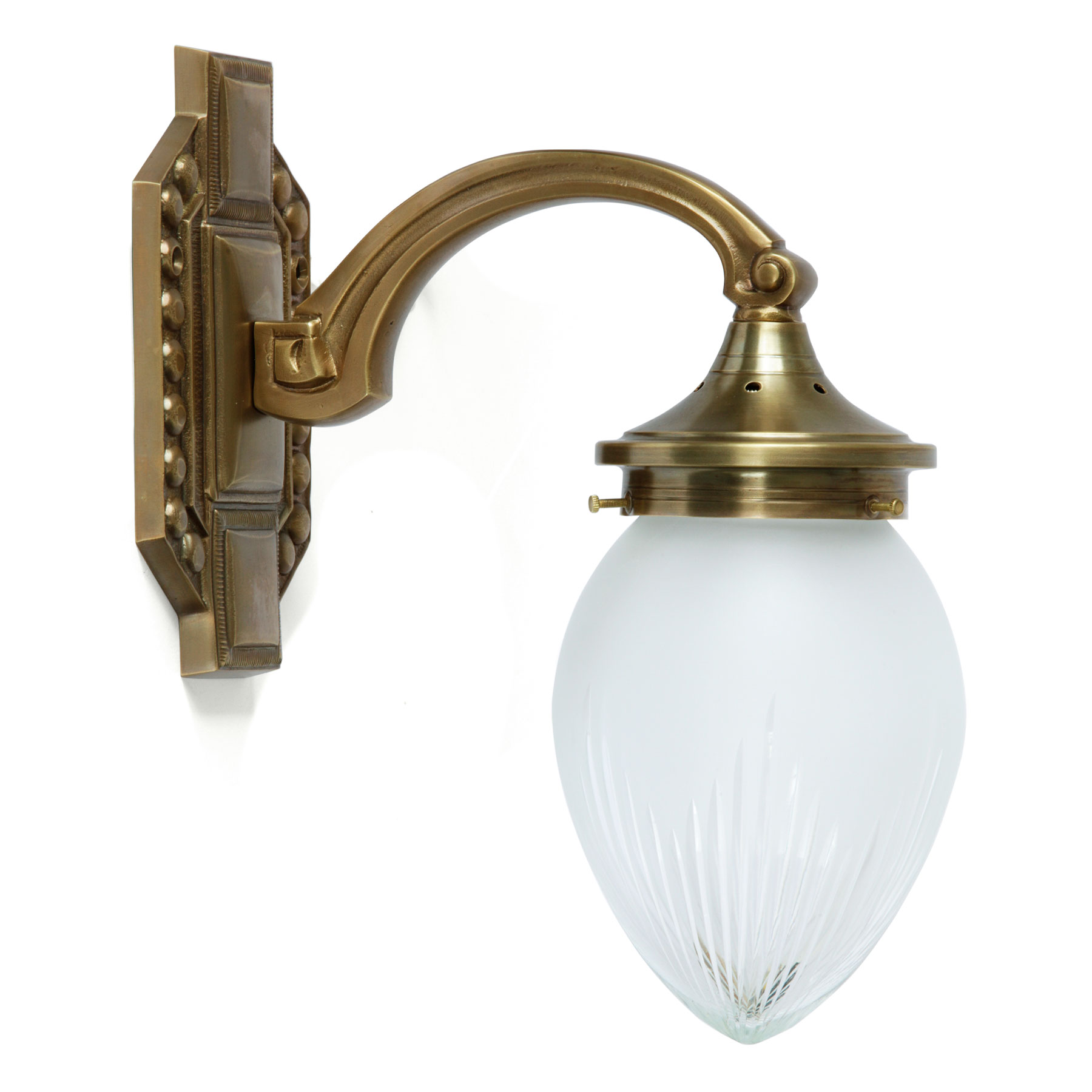 Wall lamp in graphic Art Nouveau style PRESSBURG WL I