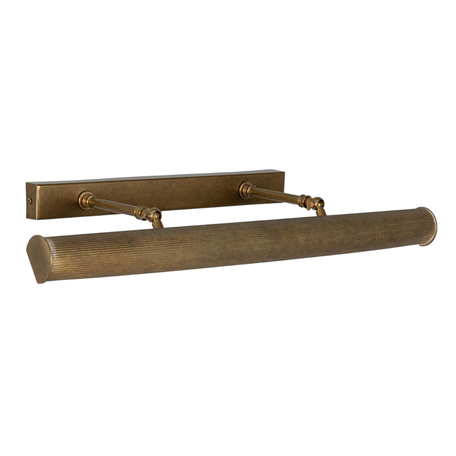 Breite Bilderleuchte 61 cm mit geriffeltem Schirm