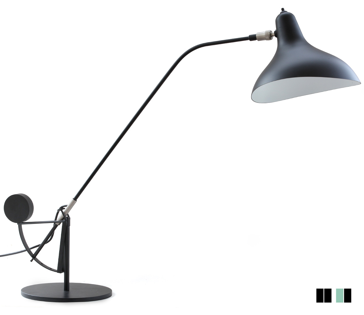 MANTIS BS3 Tischleuchte im Mid-Century Design der 50er Jahre