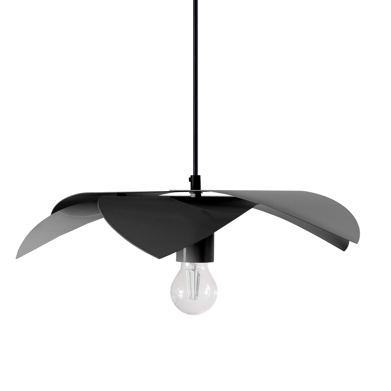 Design-Hängeleuchte mit gestaffeltem Schirm LEAF