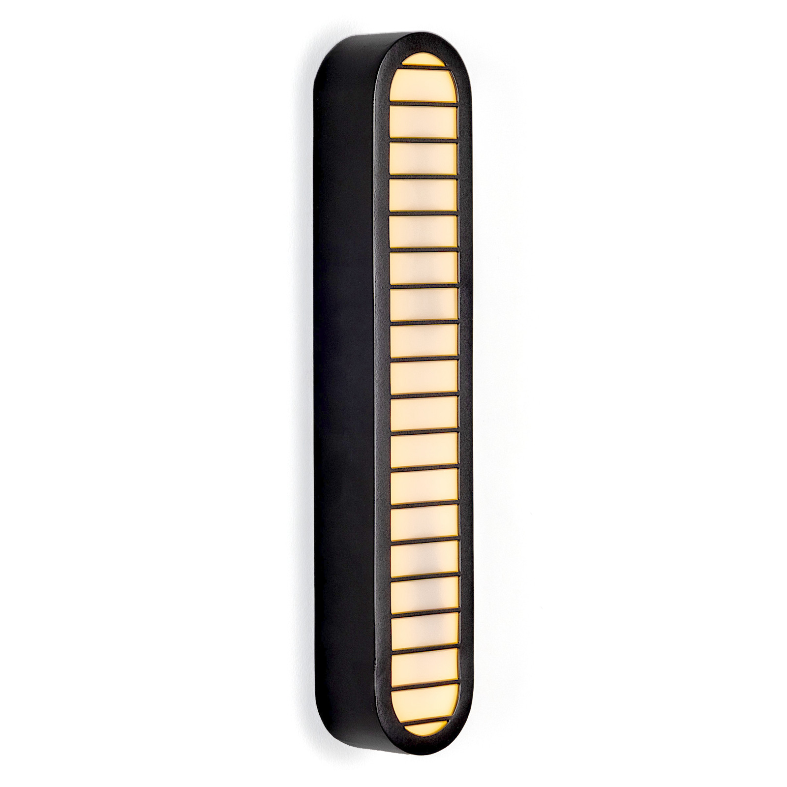 Lineare Wandleuchte mit vertikalem Gitter, 40 cm