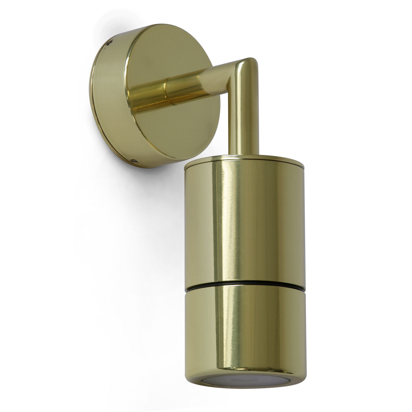 Kleine Strahler-Wandleuchte CLARE aus Messing, IP65