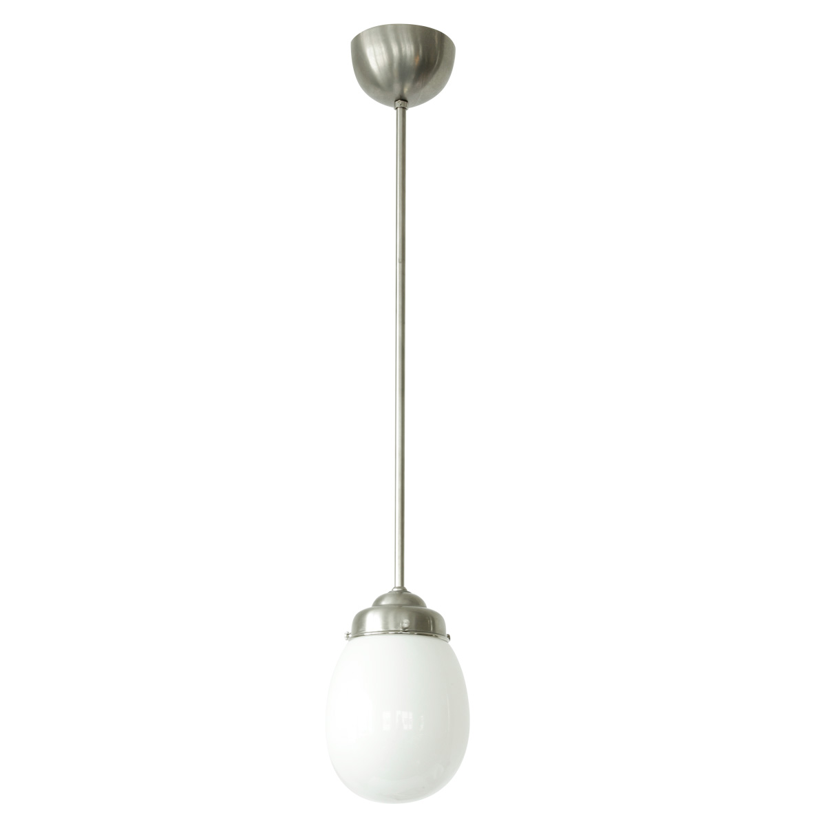 Small "Drop" Pendant Lamp with Opal Glass Shade