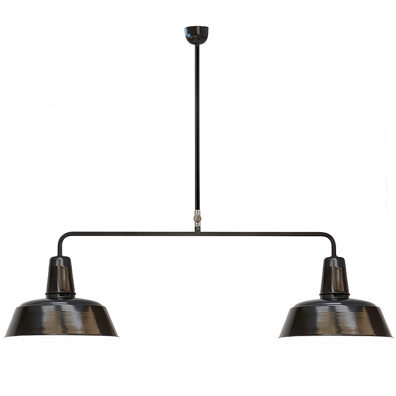BERLIN II Double pendulum lamp in industrial design