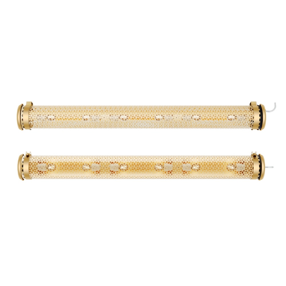 Röhrenleuchte VENDÔME mit Design-Lochblende (134 cm)