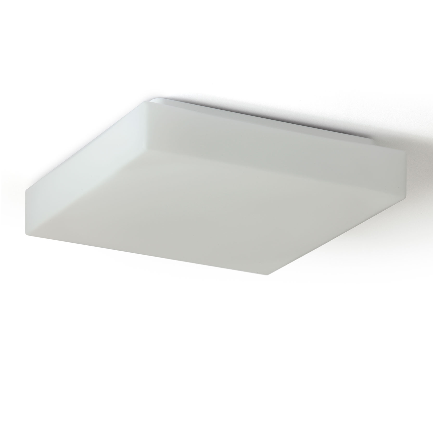 Quadratische Opalglas-Deckenleuchte LIBRIA, 32 cm / 42 cm