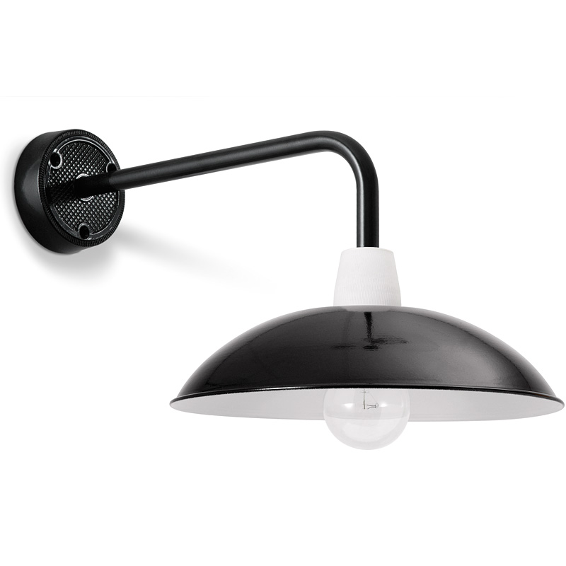 BOXBERG Simple small wall lamp with a bowl shade