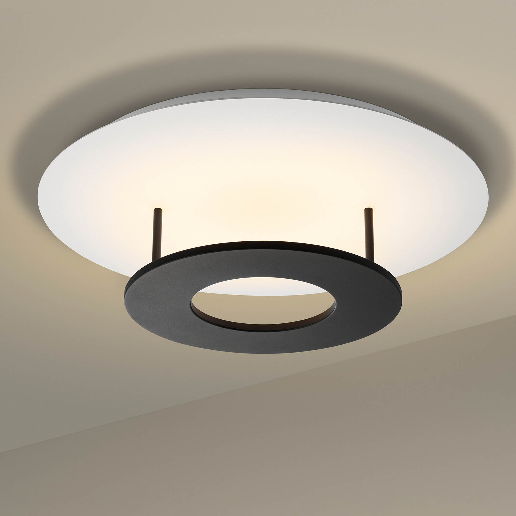 Sehr helle LED-Deckenleuchte NOVA D für indirektes Licht, Ø 50 cm