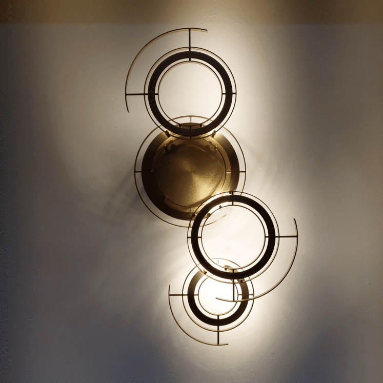Edle Ringe: Wandleuchte mit LED-Modulen CERCLE