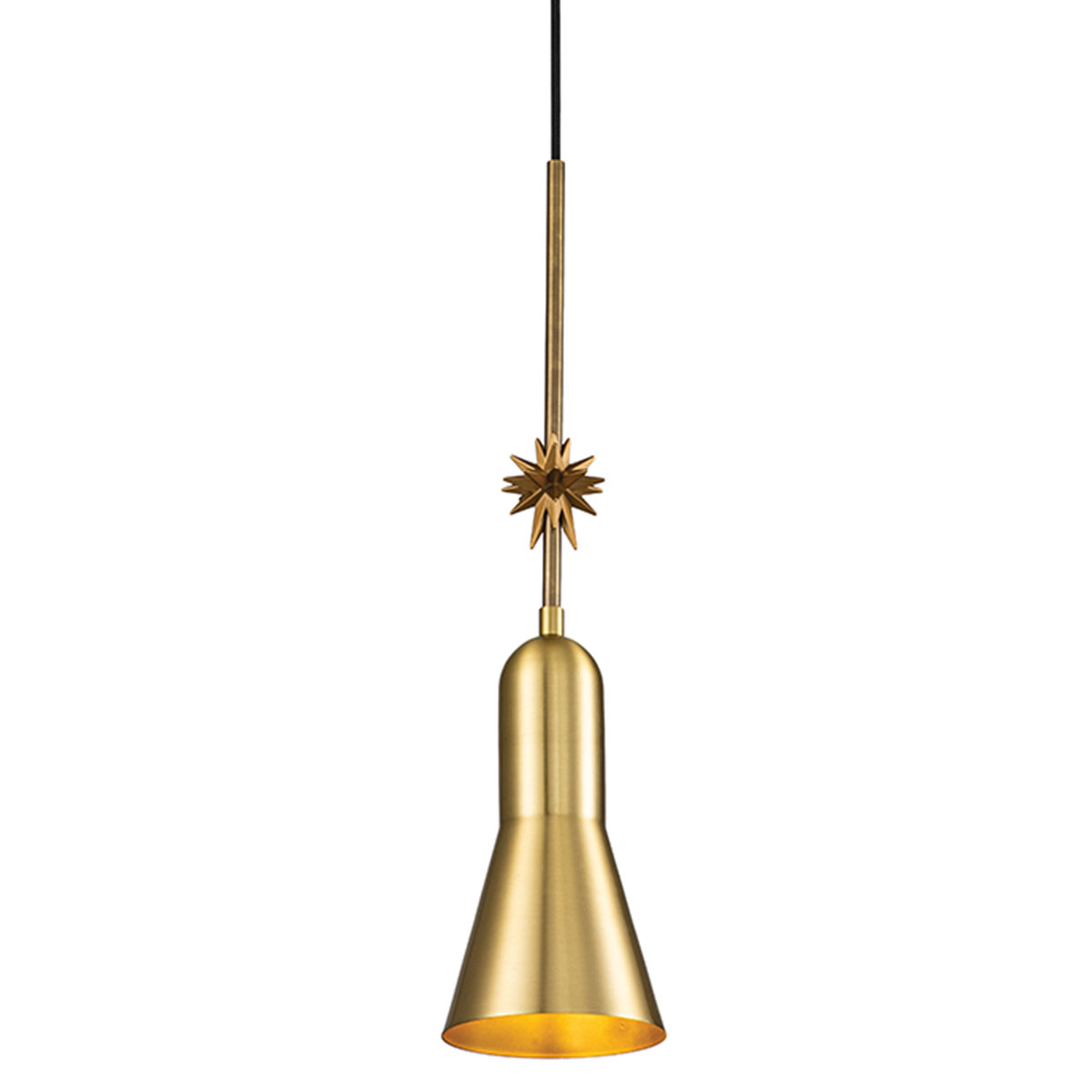 Slim Design Pendant Lamp with Star, Two Sizes