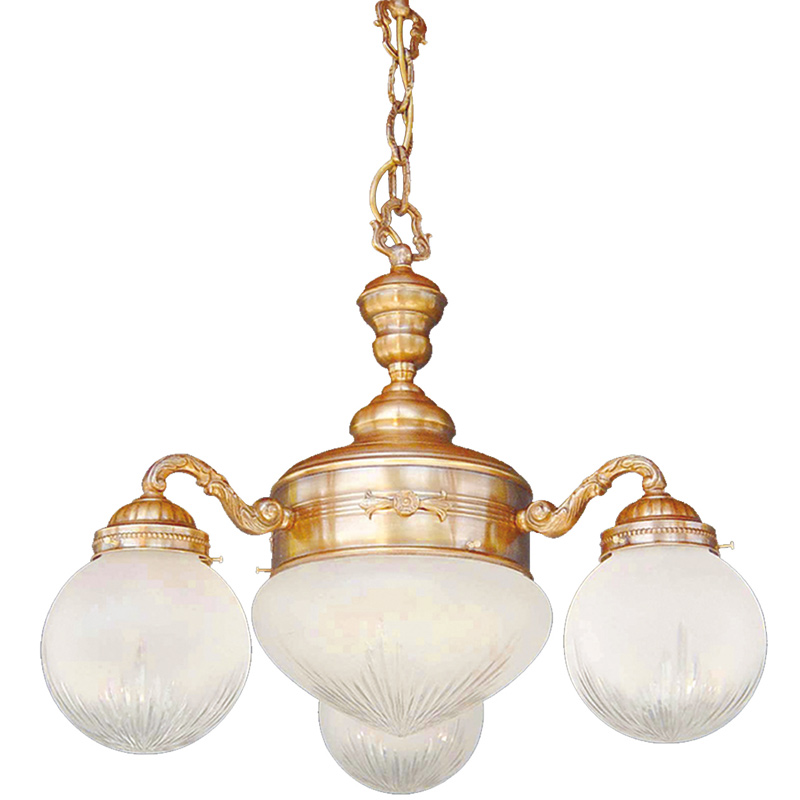 Three-armed Hungarian pendant lamp SOLVA