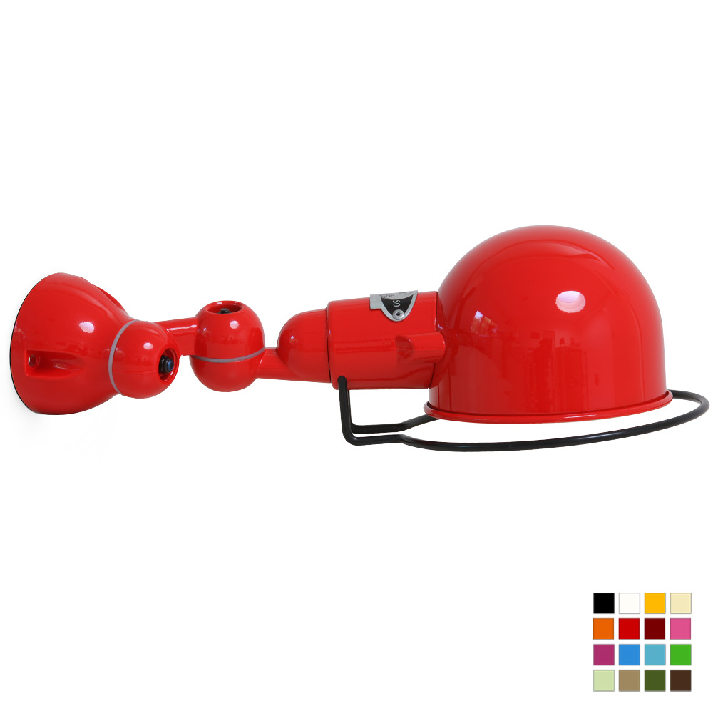 Kleine Gelenkwandlampe SIGNAL mit Halbkugel-Reflektor