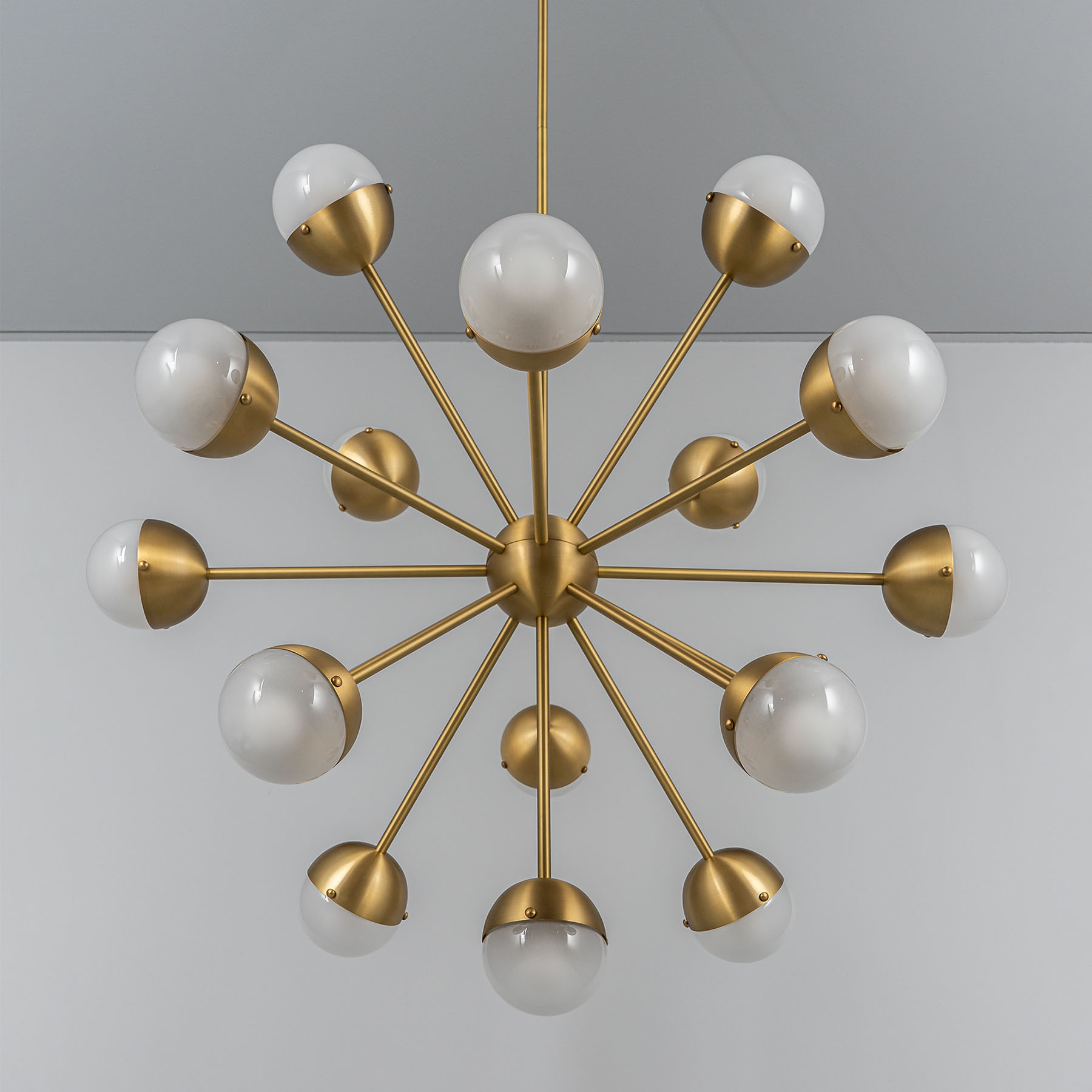 Großer „Sputnik“-Leuchter MOLECULE SPARK, 17-armig