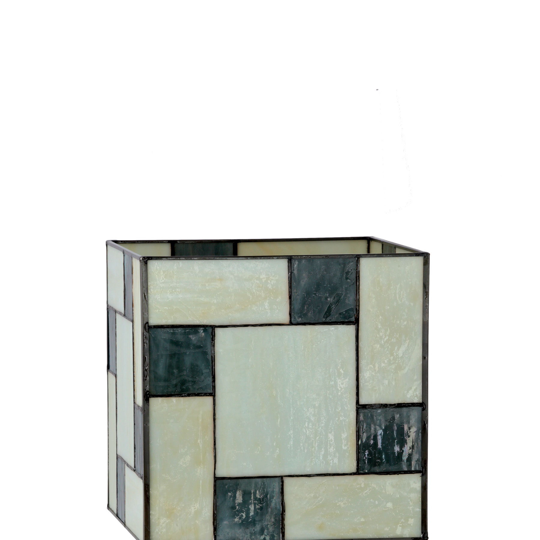 Floor light with cuboid Tiffany glass shade, Fig. 2