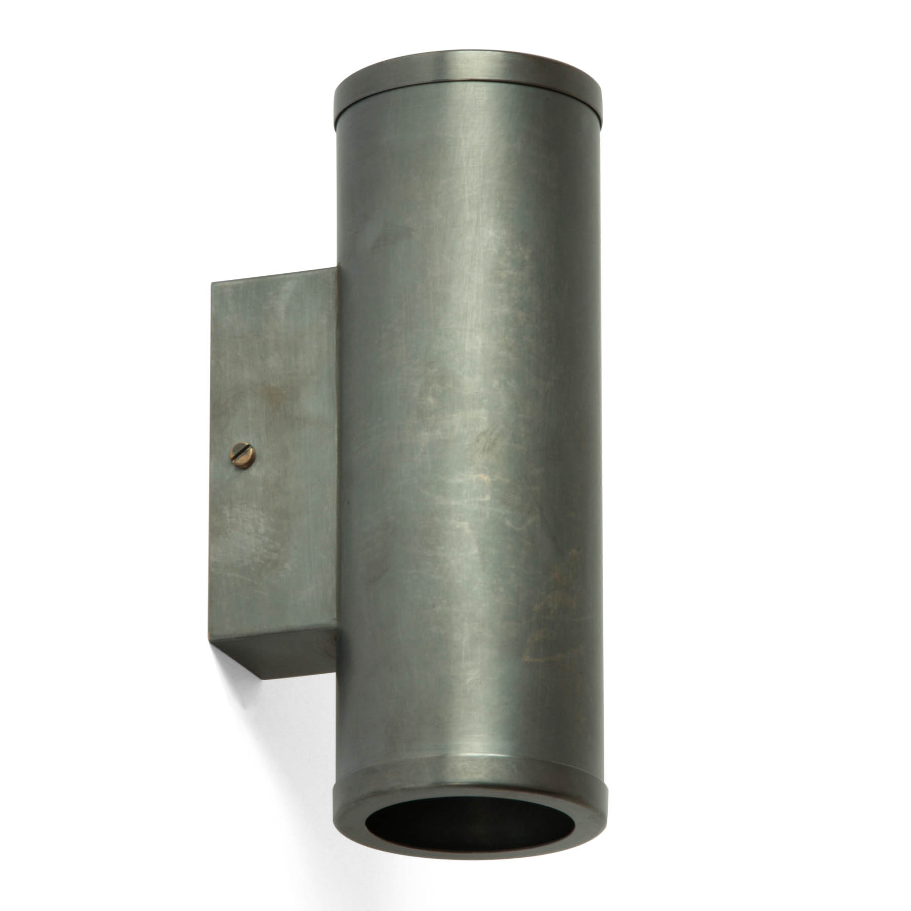 Handgefertigter Up-Down-Wandstrahler aus Messing