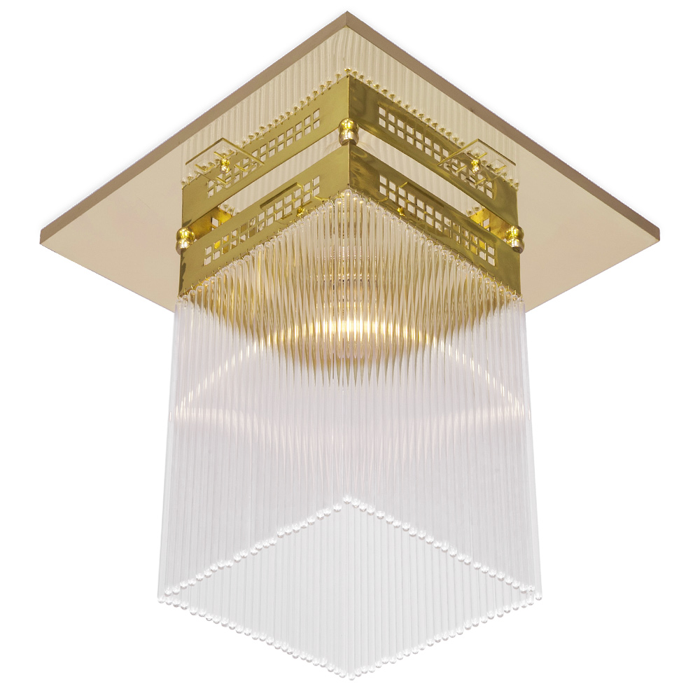 Art déco Kristallglas-Deckenleuchte HOFFMANN I 40 cm