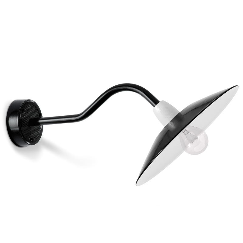 BONN Wall lamp with aluminium shade