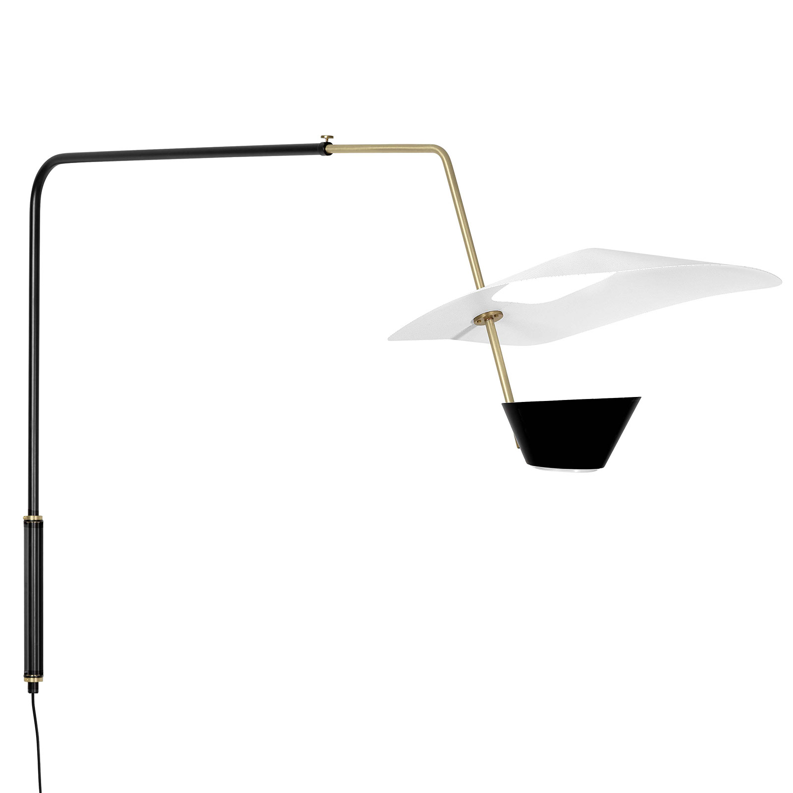 Einstellbare Reflektor-Wandleuchte G25 im Mid Century-Stil