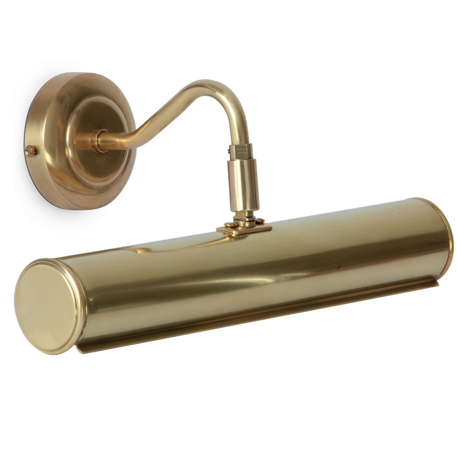 Jugendstil-Bilderleuchte 29 cm aus Messing