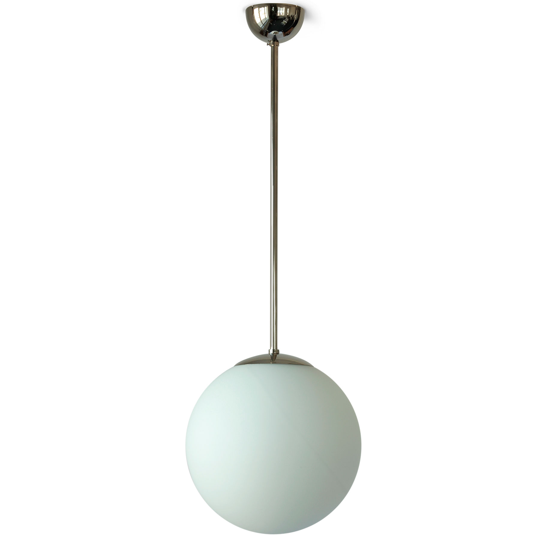 Kugel-Pendelleuchte mit mattem Opalglas, Ø 25 bis 45 cm