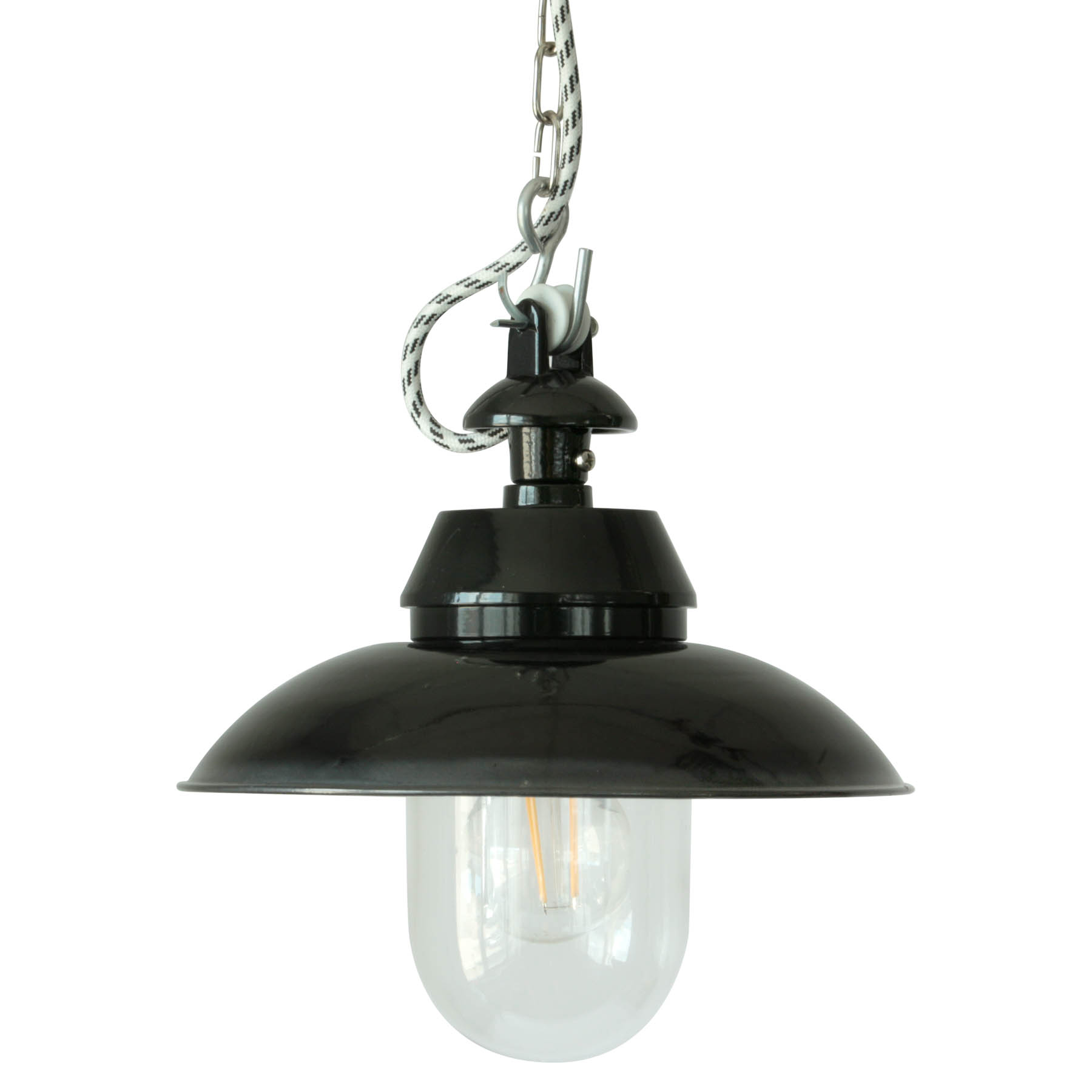 Unique Pieces with Antique Enamel Shades: Mainz Pendant Lamp 260 mm, Fig. 3