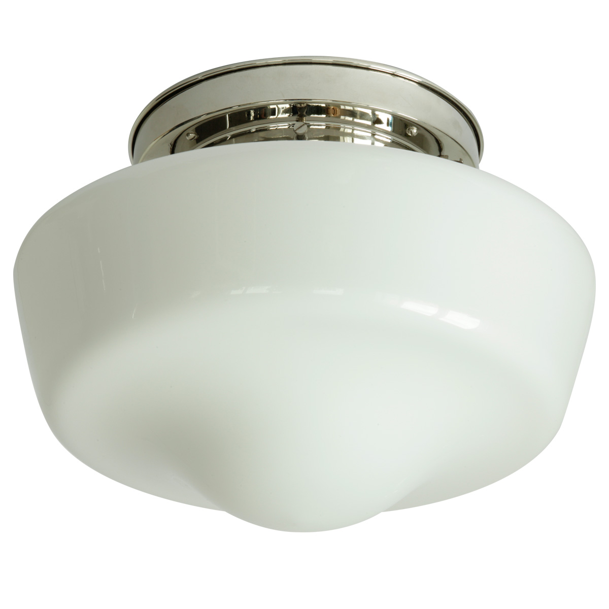 Art déco-Deckenleuchte mit Opal-Glas Ø 34 cm