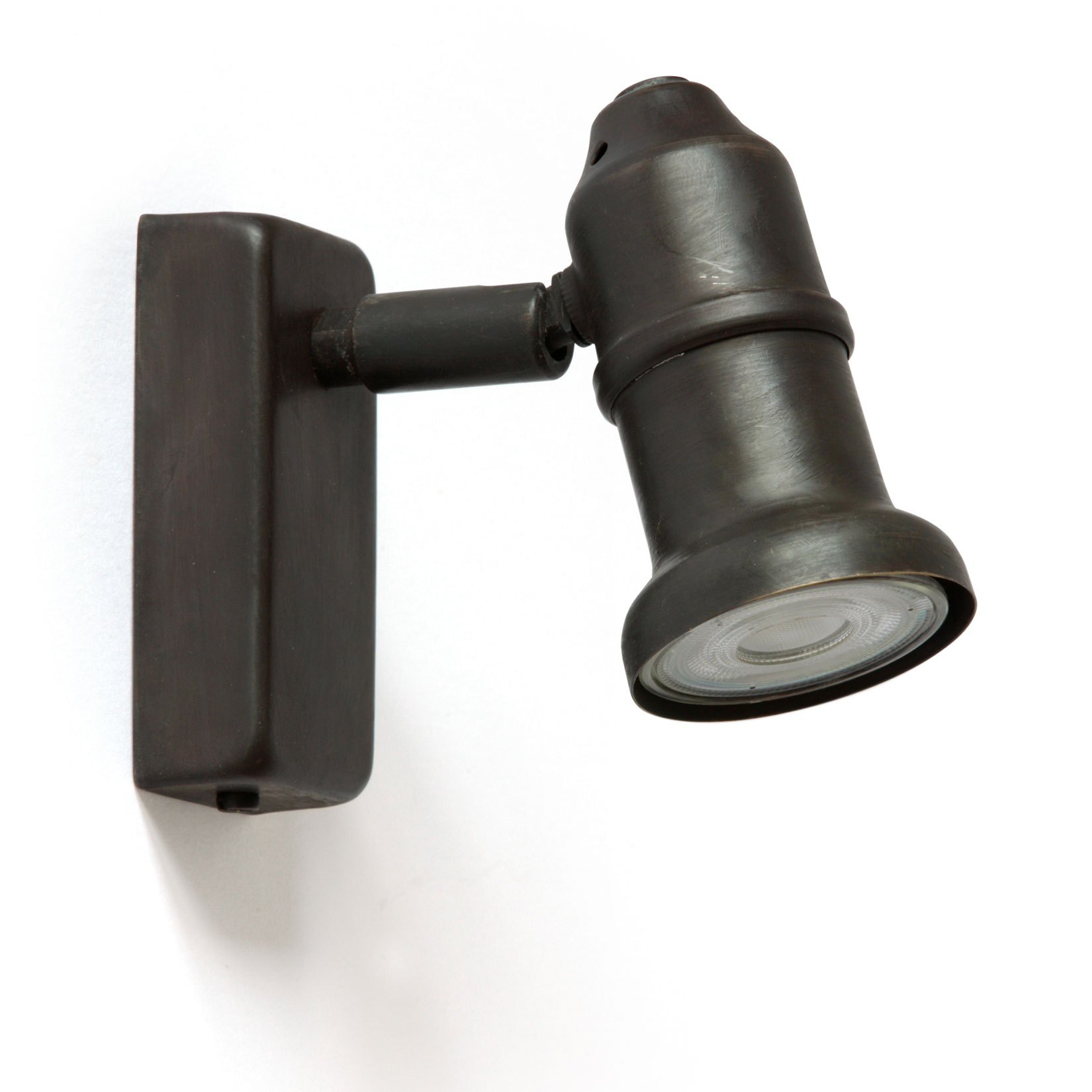 ROND Exclusive brass wall spotlight from France