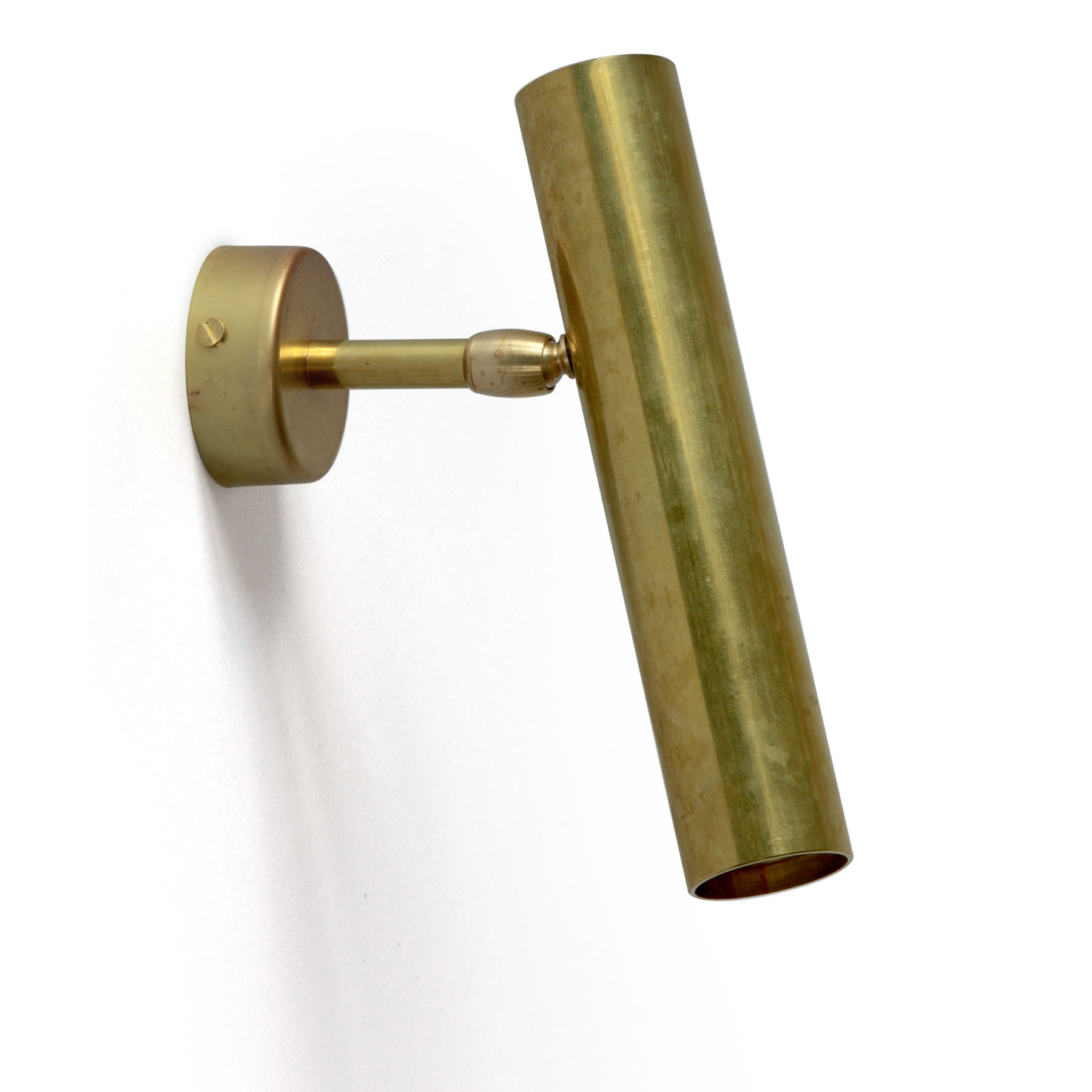 Gelenk-Wandstrahler MINI KYLE aus Messing