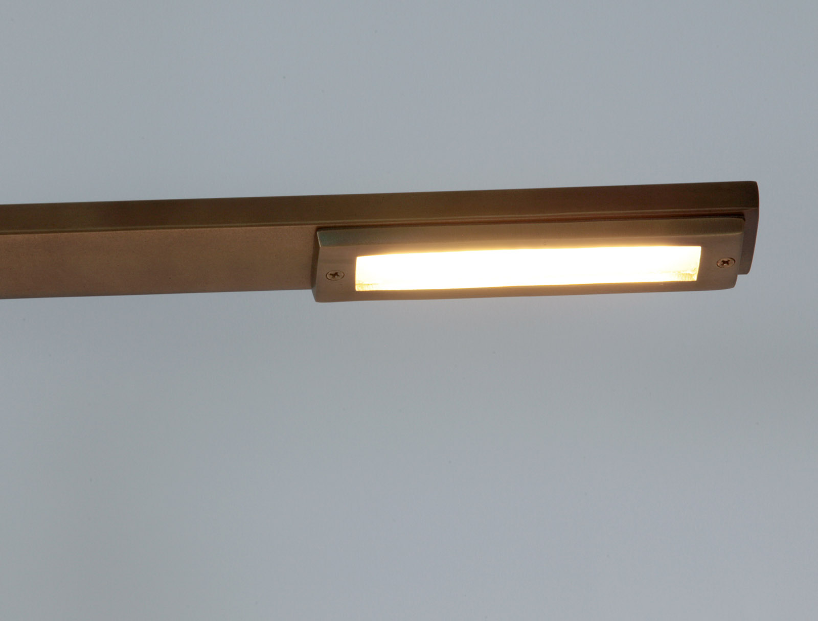 Minimalistic Reading Floor Lamp PLANAR Made of Brass, 136 cm, Fig. 6