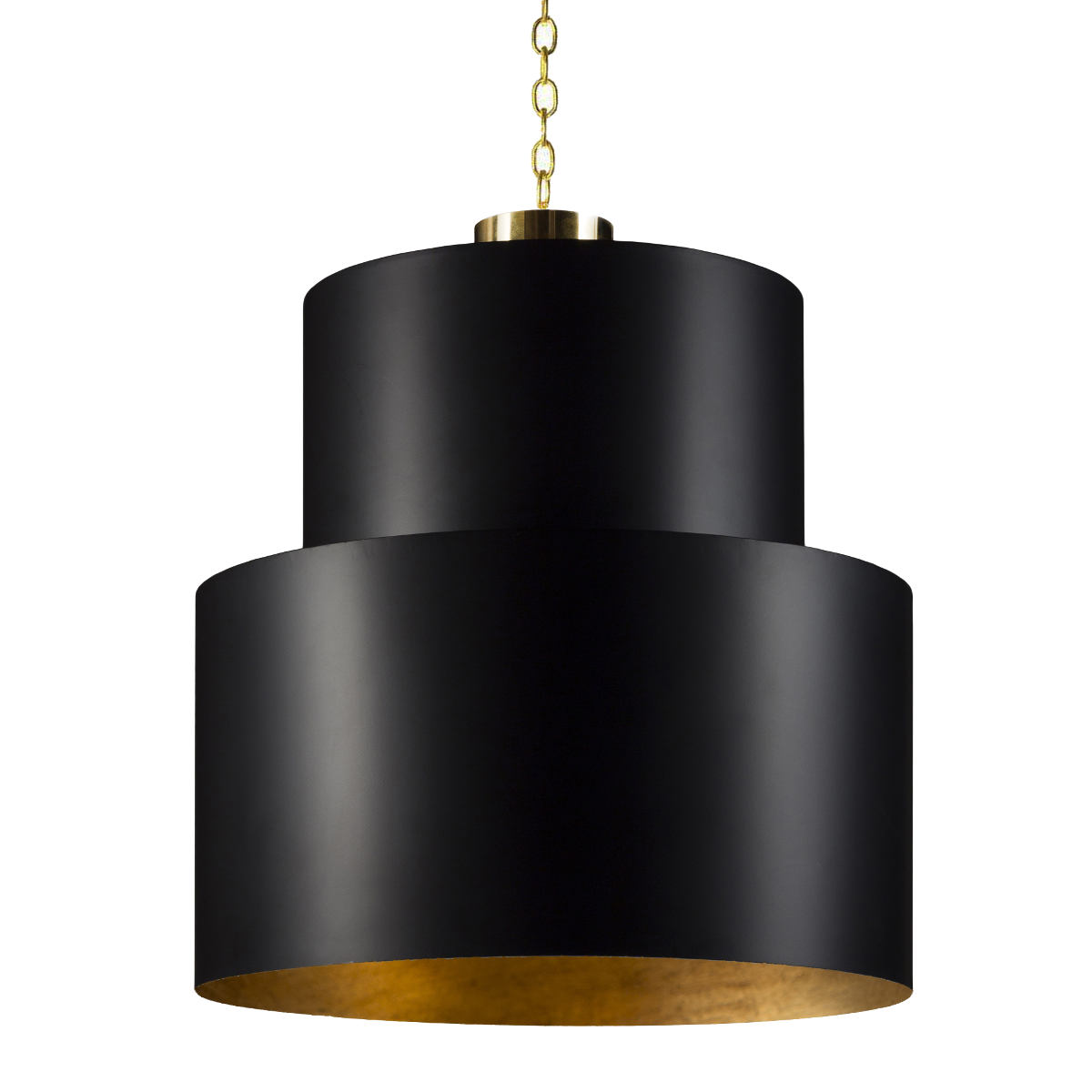 Große Design-Pendelleuchte aus Italien, Ø 50 cm an Kette