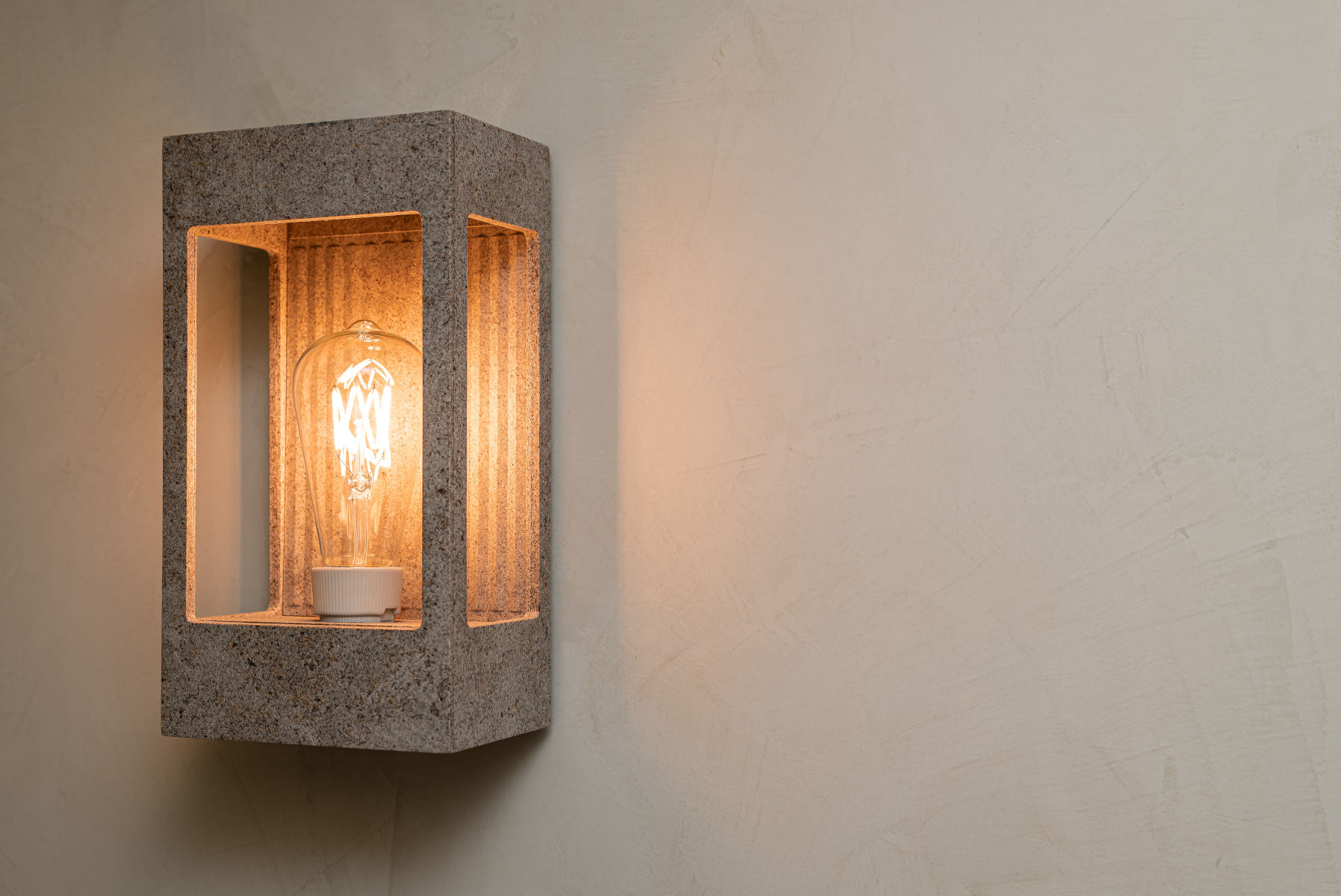 Brick² Balt® Designer Wall Light Made from Recycled Materials: ©David Pillet