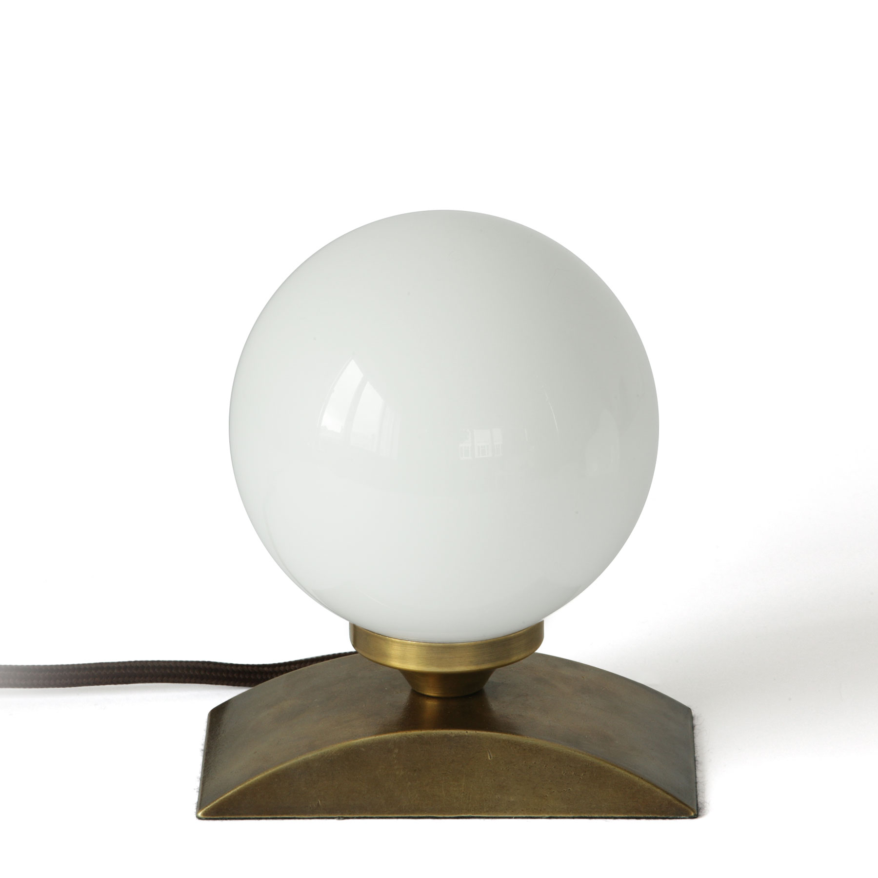Elegant Globe Table Lamp Made of Brass