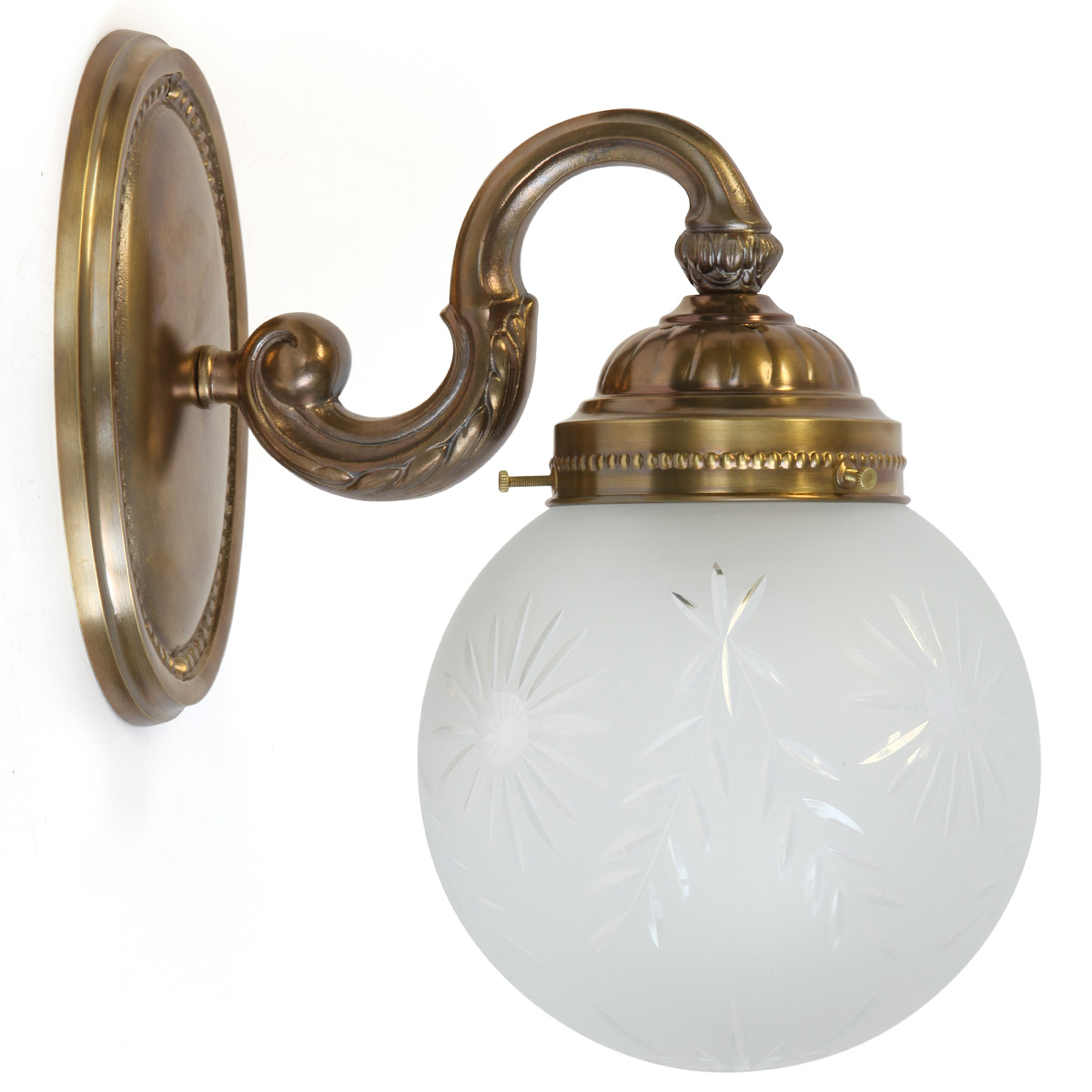 Wall lamp with pearl ring decor RAAB WL I