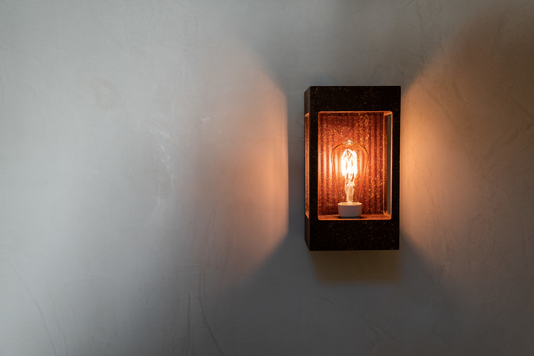 Brick² Balt® Designer Wall Light Made from Recycled Materials: ©David Pillet