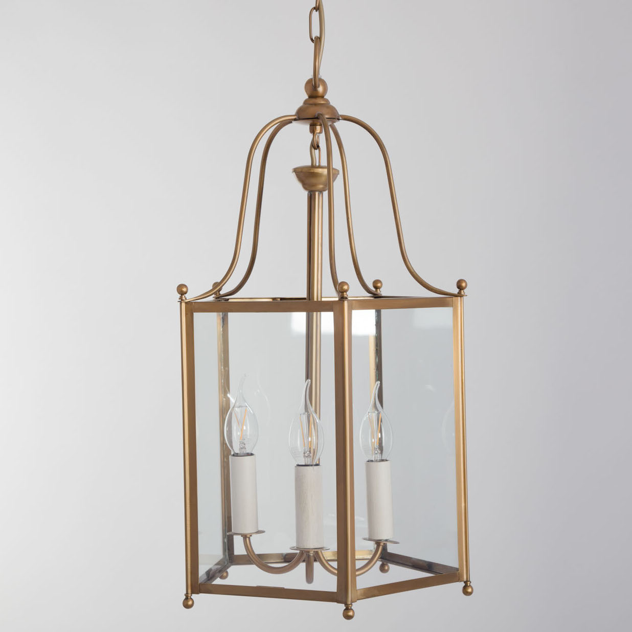 DIRECTOIRE Messing-Laterne aus Frankreich