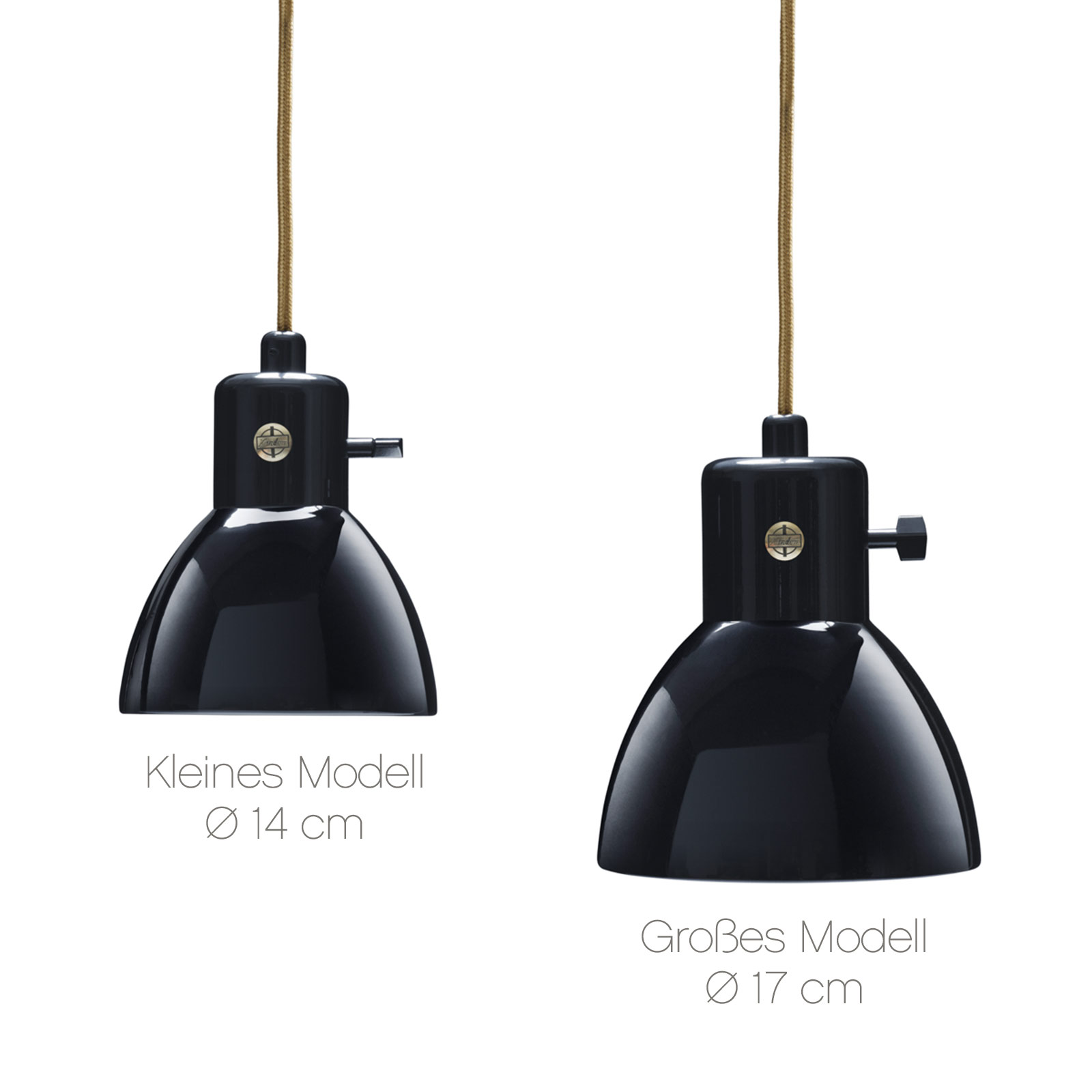 Kleine Bauhaus-Pendelleuchte Kandem Modell 564, Bild 2