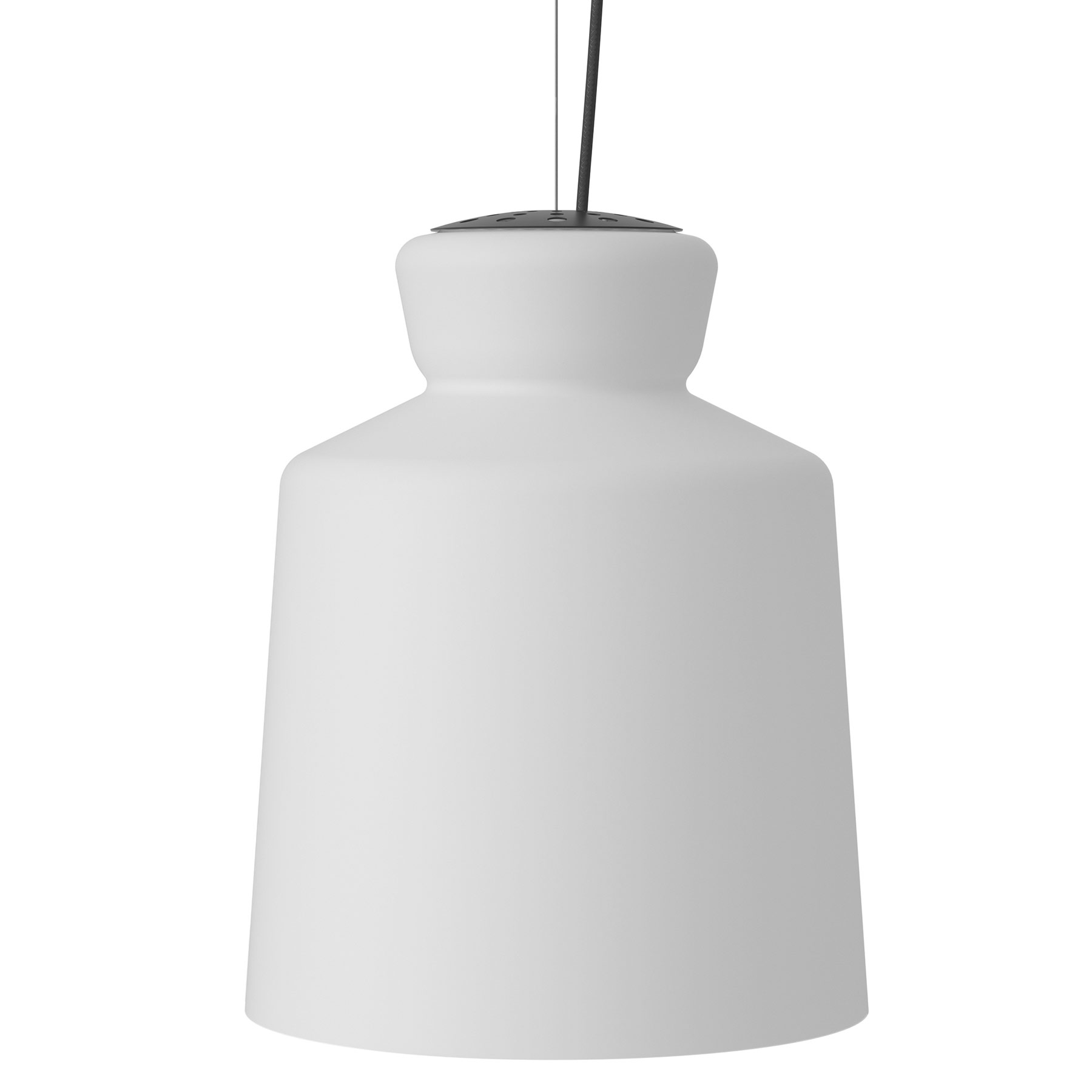 Mid-Century Hängeleuchte SB Cinquantotto aus Opalglas
